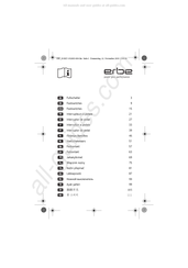 Erbe 20189-009 Indicaciones De Uso