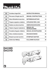 Makita DA331D Manual De Instrucciones