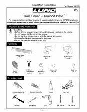 LUND TrailRunner Diamond Plate 771261230 Instrucciones De Instalación