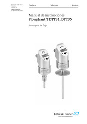 Endress+Hauser Flowphant T DTT35 Manual De Instrucciones