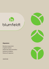 Blumfeldt Aquanova Manual