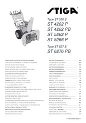 Stiga ST 526 S Manual De Uso Y Mantenimiento