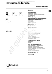 Indesit IWC 6105 Manual De Instrucciones