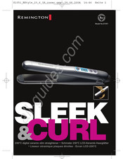 Remington protect&shine Sleek & Curl Slim Manual Del Usuario