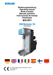 Ecolab DM Modular 20 Instrucciones De Manejo