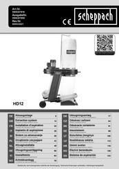 Scheppach HD12 Traducción Del Manual De Instrucciones Original