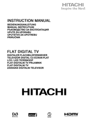 Hitachi 24HE2101 Manual De Inicio Rápido