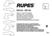 Rupes DD122 Instrucciones De Uso Y Manutención