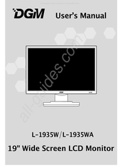 DGM L-1935WA Manual Del Usuario