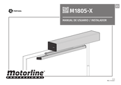 Motorline professional M1805-X Manual De Usuario/Instalador