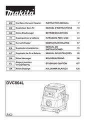 Makita DVC864L Manual De Instrucciones