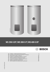 Bosch WS 400-5 EP Instrucciones De Instalación Y Mantenimiento Para El Técnico