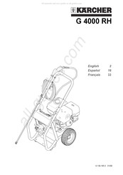 Kärcher G 4000 RH Manual Del Usuario