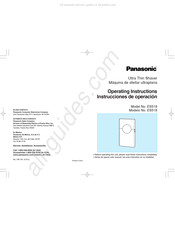 Panasonic ES518 Instrucciones De Operación