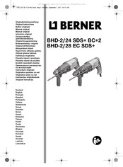 Berner BHD-2/28 EC SDS+ Manual Original