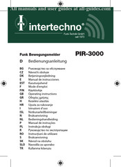 INTERTECHNO PIR-3000 Manual De Instrucciones