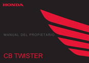 Honda GB TWISTER 2017 Manual Del Propietário