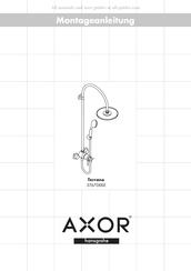 Hansgrohe AXOR Terrano 37670 Serie Instrucciones De Montaje