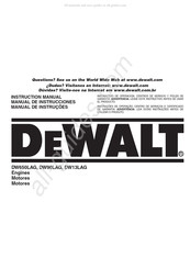 DeWalt DW13LAG Manual De Instrucciones