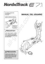 NordicTrack E7.1 Manual Del Usuario