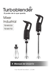 turboblender TB-MIX350 Manual Del Usuario