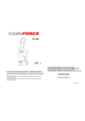 CleanForce CF1400 Manual De Instrucciones