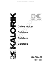 Kalorik USK CM 6 BT Manual De Instrucciones