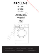 Proline PFL105 W-F Manual De Instrucciones