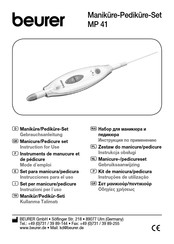 Beurer MP 41 Instrucciones Para El Uso