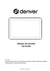 Denver TIQ-10443BL Manual De Usuario
