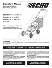 Echo CLM-58V Manual Del Operador