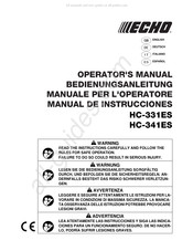 Echo HC-331ES Manual De Instrucciones