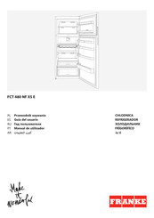 Franke FCT 480 NF XS E Guia Del Usuario