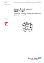 Endress+Hauser iTEMP TMT85 Manual De Instrucciones