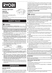 Ryobi AM00180 Guía Rápida