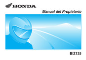 Honda BIZ125 2018 Manual Del Propietário