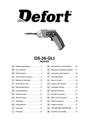 Defort 98292008 Instrucciones De Servicio