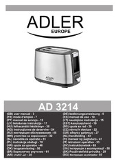 Adler europe AD 3214 Manual De Uso