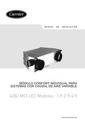 Carrier 42BJ MCI LEC 2.9 Manual De Instalación