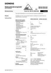 Siemens 3RK1402-3KG02-0AA1 Instructions De Service