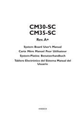 Dfi CM30-SC Manual Del Usuario