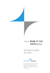 Home Plus REDflame PT-550 Instrucciones De Uso