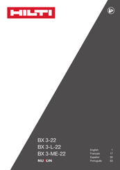 Hilti BX 3-L-22 Manual De Instrucciones Original