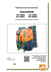 Amazone UF 1602 Instrucciones De Servicio