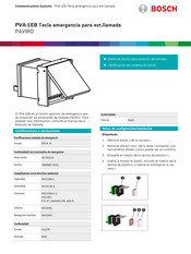 Bosch PVA-1EB Guia De Inicio Rapido