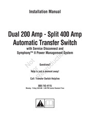 Briggs & Stratton Dual 200 Amp Manual Del Usuario