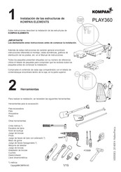 KOMPAN PLAY360 Instrucciones De Montaje