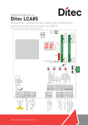 DITEC LCA85 Manual De Instalación
