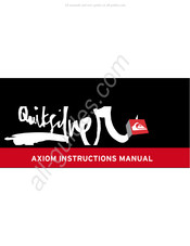 Quicksilver AXIOM Manual De Instrucciones