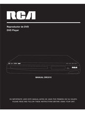 RCA DRC015 Manual